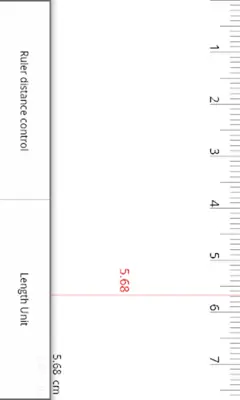 Ruler(cm,inch) android App screenshot 2